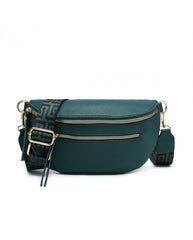 Canvas Strap Bum Bag with Tassels